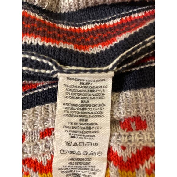 Free People Womens Size Small Sweater Knit Skirt Striped Casual - Picture 3 of 9